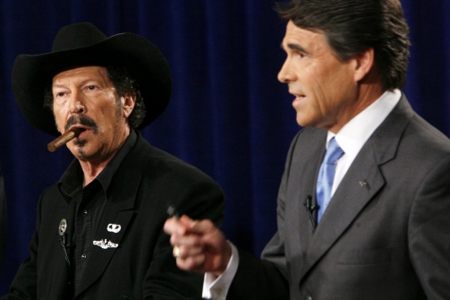 Kinky Friedman Rick Perry